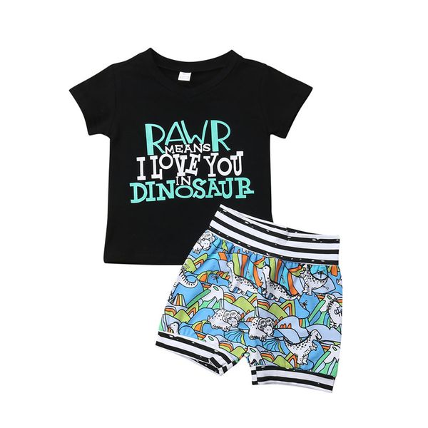 1-4t toddler kids baby boy clothes set cute cartoon dinosaur and shorts summer short sleeve beach playa outfits, White
1-4t toddler kids baby boy clothes set cute cartoon dinosaur and shorts summer short sleeve beach playa outfits, White