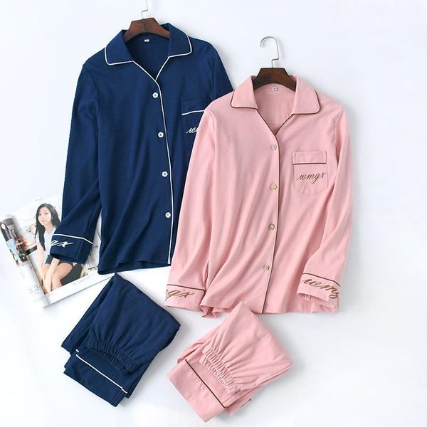 women's sleepwear style spring and autumn couples pure cotton pajamas solid color embroidered long sleeve knitted wool, Black;red
women's sleepwear style spring and autumn couples pure cotton pajamas solid color embroidered long sleeve knitted wool, Black;red