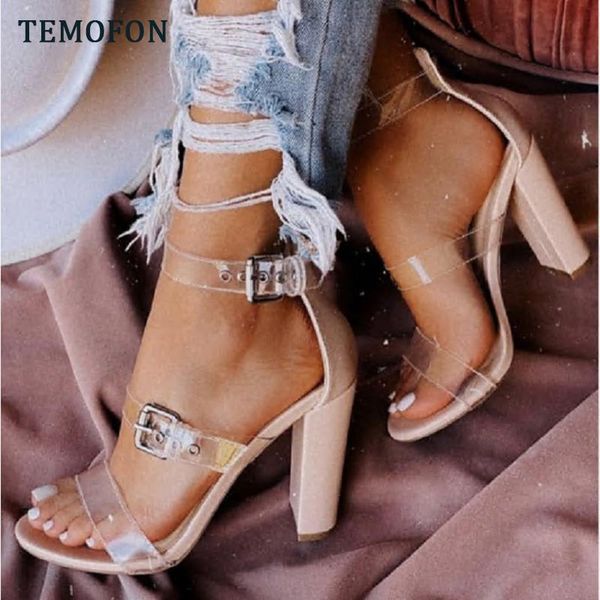dress shoes temofon high heels women pumps square ladies classic ankle strap sandals talon femme hvt1095, Black
dress shoes temofon high heels women pumps square ladies classic ankle strap sandals talon femme hvt1095, Black