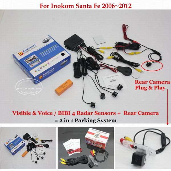 car rear view cameras& parking sensors for inokom santa fe 2006~2012 sensor reverse rearview camera auto alarm system
car rear view cameras& parking sensors for inokom santa fe 2006~2012 sensor reverse rearview camera auto alarm system