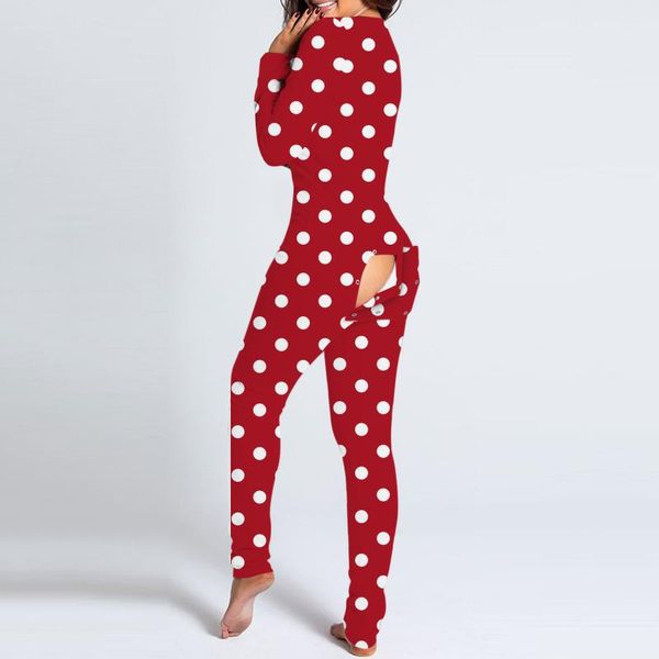 sleepwear women's pijamas onesies women's button-down front functional buttoned flap adults jumpsuit v-neck pajamas femme, White;red
sleepwear women's pijamas onesies women's button-down front functional buttoned flap adults jumpsuit v-neck pajamas femme, White;red