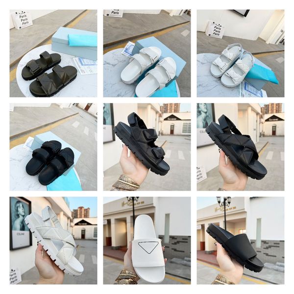 nappa leather sandals designer luxury women slides summer heightening outdoor shoes beach slippers, Black
nappa leather sandals designer luxury women slides summer heightening outdoor shoes beach slippers, Black
