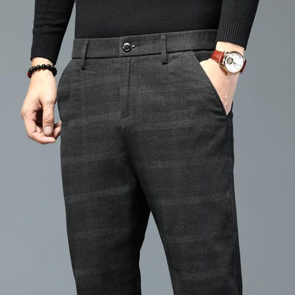 men's pants 2021 autumn and winter slim casual fashion plaid business everyday all-match trousers male brand clothes black grey
men's pants 2021 autumn and winter slim casual fashion plaid business everyday all-match trousers male brand clothes black grey