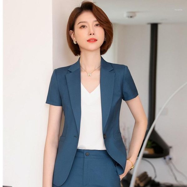 women's suits & blazers 2021 jacket short sleeve blue single button coat ol styles summer for women ladies office blazer outwear, White;black
women's suits & blazers 2021 jacket short sleeve blue single button coat ol styles summer for women ladies office blazer outwear, White;black