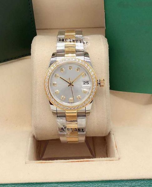 fashion diamond womens watch 31mm date sapphire waterproof automatic mechanical watches sports dress ladies wristwatch box, Slivery;brown
fashion diamond womens watch 31mm date sapphire waterproof automatic mechanical watches sports dress ladies wristwatch box, Slivery;brown