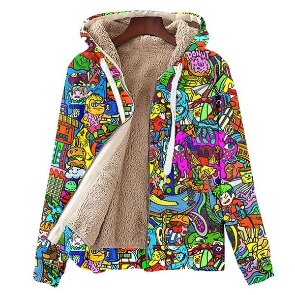 men's hoodies & sweatshirts 3d graffiti print fleece thermal winter zip long sleeve streetwear windbreaker heating jacket oversized dro, Black
men's hoodies & sweatshirts 3d graffiti print fleece thermal winter zip long sleeve streetwear windbreaker heating jacket oversized dro, Black