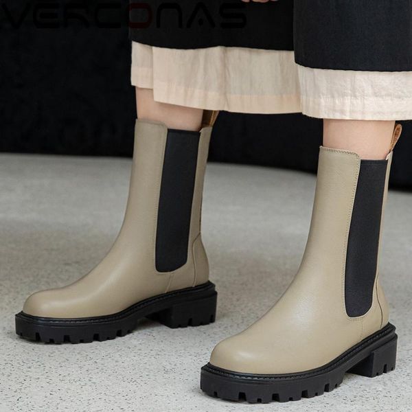 boots verconas 2021 punk woman ankle autumn winter warm cow leather party office prom basic fashion mixed colors shoes, Black
boots verconas 2021 punk woman ankle autumn winter warm cow leather party office prom basic fashion mixed colors shoes, Black