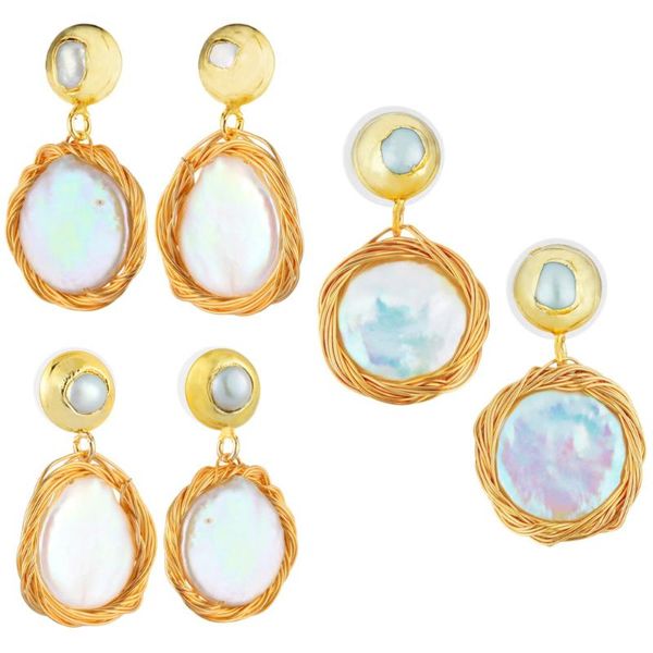dangle & chandelier tumbeelluwa copper wire wrapped white shell pearl earrings for women, freshwater cultured, Silver
dangle & chandelier tumbeelluwa copper wire wrapped white shell pearl earrings for women, freshwater cultured, Silver