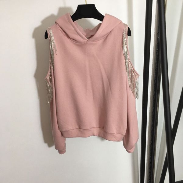 designer 2021 black/pink crystals tassels hoodies and long pants brand same style2 pieces sets for womens and mens 83099, White;black
designer 2021 black/pink crystals tassels hoodies and long pants brand same style2 pieces sets for womens and mens 83099, White;black
