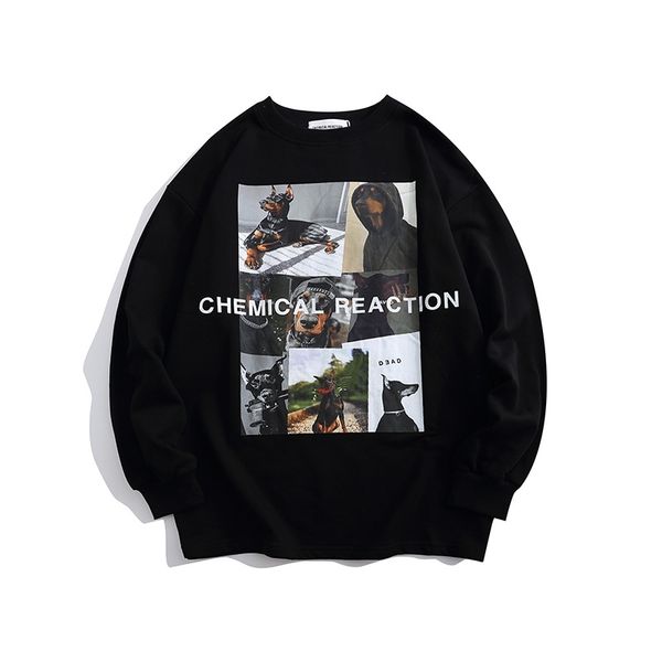 clothing way ancient autumn clothes new hip hop printed sweater men's fashion brand street loose lovers casual bottomed shirt top, Black
clothing way ancient autumn clothes new hip hop printed sweater men's fashion brand street loose lovers casual bottomed shirt top, Black