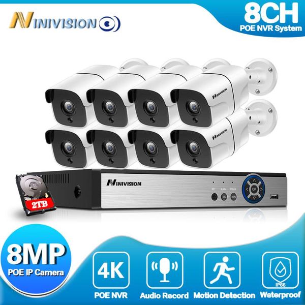 wireless camera kits ninivision 4k security cctv system 8ch poe nvr 8mp imx415 outdoor waterproof audio ip h.265 video surveillance kit
wireless camera kits ninivision 4k security cctv system 8ch poe nvr 8mp imx415 outdoor waterproof audio ip h.265 video surveillance kit