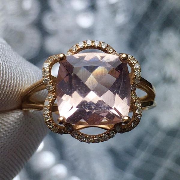 cluster rings a414 morganite ring 3.3ct fine jewelry 18k gold 100% natural pink beryl heliodor jewellery for women, Golden;silver
cluster rings a414 morganite ring 3.3ct fine jewelry 18k gold 100% natural pink beryl heliodor jewellery for women, Golden;silver