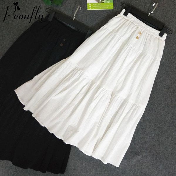 skirts peonfly fashion 2021 summer women midi mid calf korean elegant button high waist skirt female a line school, Black
skirts peonfly fashion 2021 summer women midi mid calf korean elegant button high waist skirt female a line school, Black