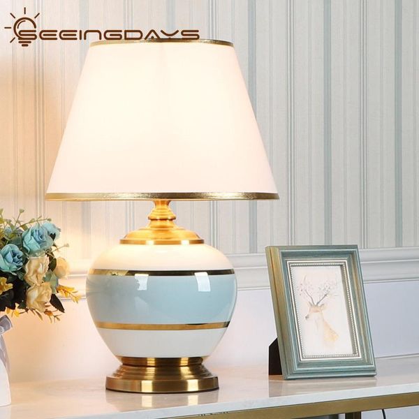 affordable luxury post-modern ceramic table lamp nordic style bedside lamp for living room bedroom jingdezhen model room l
affordable luxury post-modern ceramic table lamp nordic style bedside lamp for living room bedroom jingdezhen model room l