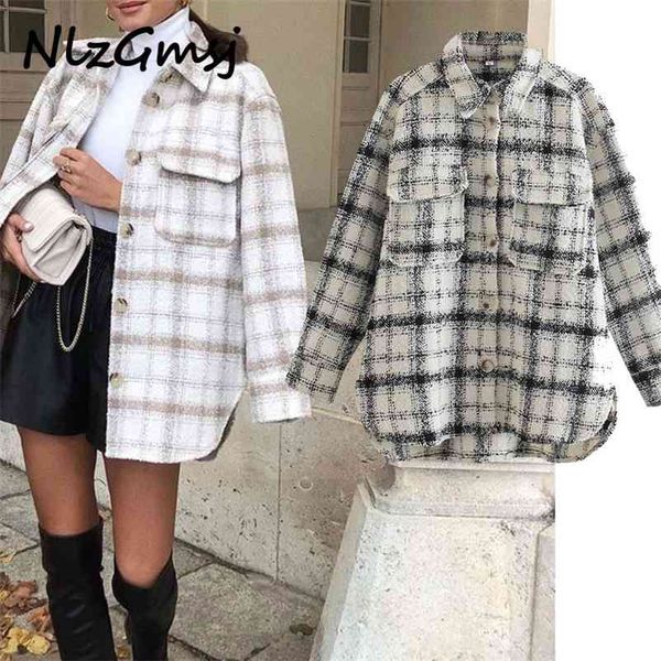 jacket women youth british plaid lapel warm women jacket casual chic street shirt 04 210628, Black;brown
jacket women youth british plaid lapel warm women jacket casual chic street shirt 04 210628, Black;brown