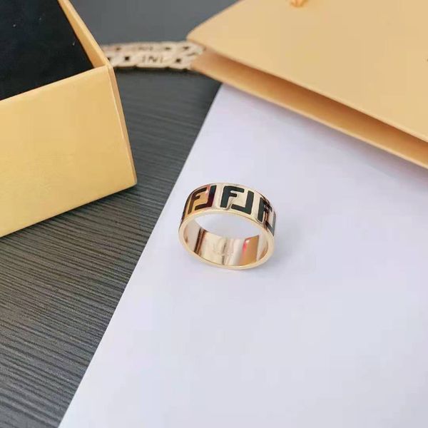 drop black glue men's women's universal ring new brass couple's female exclusive jewelry sale, Golden;silver
drop black glue men's women's universal ring new brass couple's female exclusive jewelry sale, Golden;silver