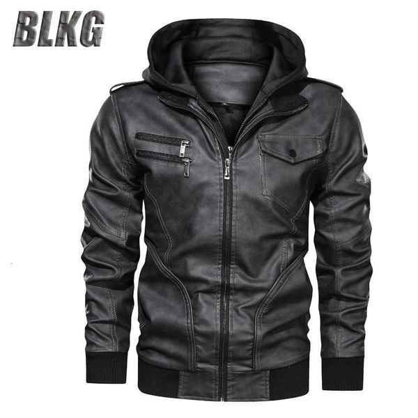 wholesale winter faux leather jacket men fashion hooded pu leather coat men thick warm windbreaker motorcycle jacket, Black
wholesale winter faux leather jacket men fashion hooded pu leather coat men thick warm windbreaker motorcycle jacket, Black