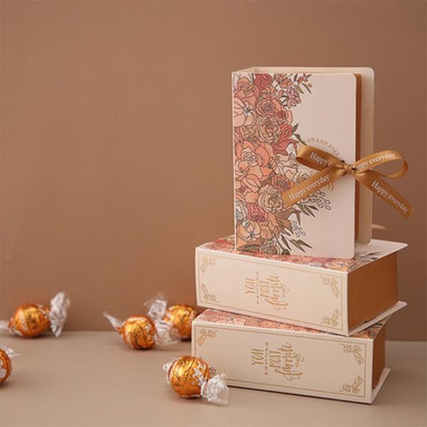 gift wrap 10pcs year 2022 creative simple book shape box diy candy with ribbon wedding decoration birthday party
gift wrap 10pcs year 2022 creative simple book shape box diy candy with ribbon wedding decoration birthday party