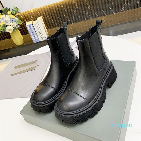 designer- autumn winter boots womens soft cowhide elastic belt men designer ankle boot leather lady platform shoe fashion thick soled women, Black
designer- autumn winter boots womens soft cowhide elastic belt men designer ankle boot leather lady platform shoe fashion thick soled women, Black