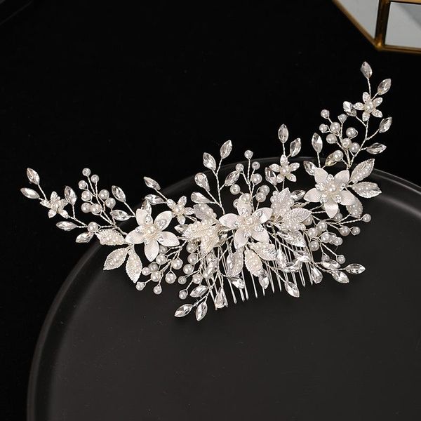 hair clips & barrettes luxury women comb jewelry handmade alloy imitation pearl silver color flower bridal wedding headdress headpeice vl, Golden;silver
hair clips & barrettes luxury women comb jewelry handmade alloy imitation pearl silver color flower bridal wedding headdress headpeice vl, Golden;silver