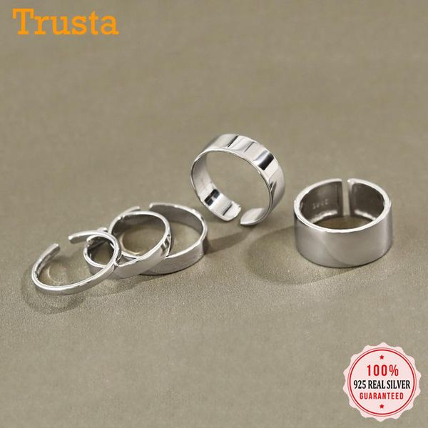 cluster rings trusta 100% 925 sterling silver ring for women fashion opening sizable shiny style office lady girl gift ds006, Golden;silver
cluster rings trusta 100% 925 sterling silver ring for women fashion opening sizable shiny style office lady girl gift ds006, Golden;silver