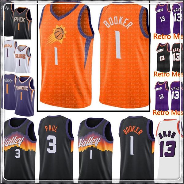 stitched devin 1 booker jersey chris 3 paul jerseys steve 13 nash retro mesh basketball s-xxl orange black purple white embroidery logos 999, Black;red
stitched devin 1 booker jersey chris 3 paul jerseys steve 13 nash retro mesh basketball s-xxl orange black purple white embroidery logos 999, Black;red