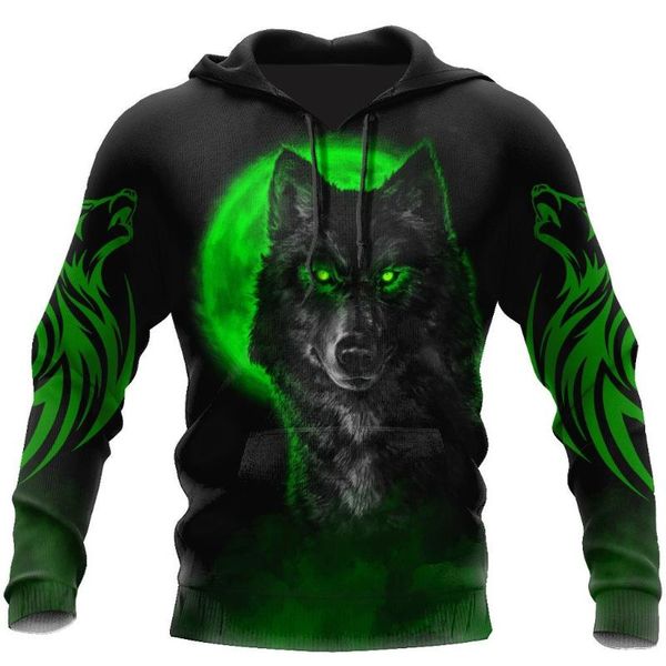 men's hoodies & sweatshirts mens 3d all over printed green moon wolf tattoo harajuku pullover hood sweatshirt jacket hip-hop women st, Black
men's hoodies & sweatshirts mens 3d all over printed green moon wolf tattoo harajuku pullover hood sweatshirt jacket hip-hop women st, Black