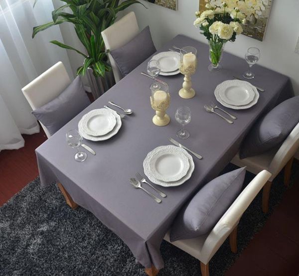 grey rectangular cotton tablecloth dining kitchen table cover protector european solid tablecloth for party weddings l ym062
grey rectangular cotton tablecloth dining kitchen table cover protector european solid tablecloth for party weddings l ym062