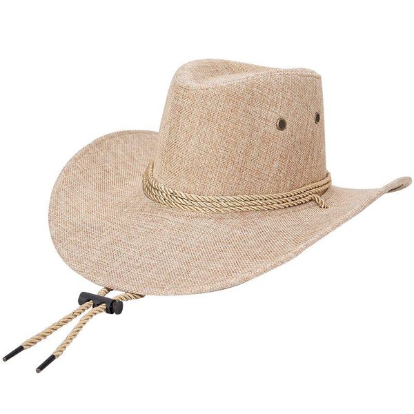wide brim hats 2021 spring and summer big men's hat material sun western cowboy frosted beach jazz riding, Blue;gray
wide brim hats 2021 spring and summer big men's hat material sun western cowboy frosted beach jazz riding, Blue;gray
