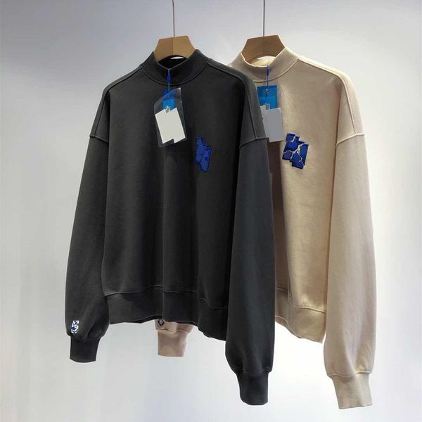 design clothing 1002 new broken letter blue label sweater half high collar long sleeve terry couple loose qingdao, Black
design clothing 1002 new broken letter blue label sweater half high collar long sleeve terry couple loose qingdao, Black