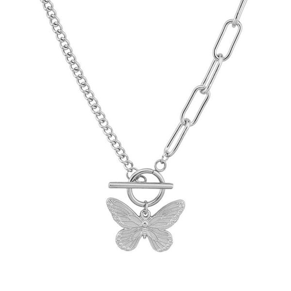 pendant necklaces wowtiger punk butterfly waterproof splicing chain ot buckle for women and men neck necklace jewelry gift, Silver
pendant necklaces wowtiger punk butterfly waterproof splicing chain ot buckle for women and men neck necklace jewelry gift, Silver