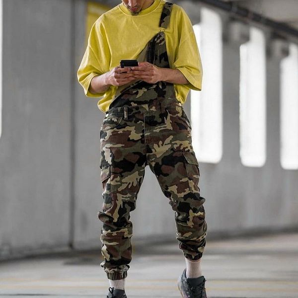 men's pants 2021 men fashion jeans jumpsuit casual camouflage print jumpsuits overalls military tracksuit camo suspender, Black
men's pants 2021 men fashion jeans jumpsuit casual camouflage print jumpsuits overalls military tracksuit camo suspender, Black