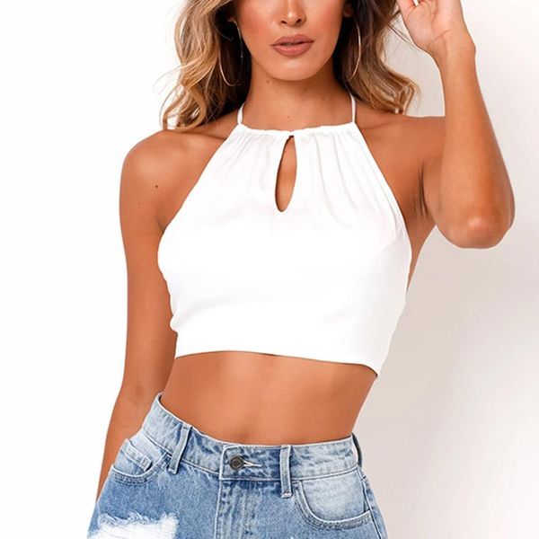 women's tanks & camis fashion open back strap crop vest casual solid color sleeveless short tank summer for women 2021 haut femm, White
women's tanks & camis fashion open back strap crop vest casual solid color sleeveless short tank summer for women 2021 haut femm, White