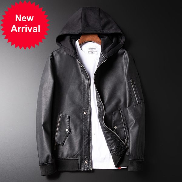 motorcycle new autumn winter mens leather jacket men windbreaker hooded pu jackets outwear male baseball coat plus size, Black;brown
motorcycle new autumn winter mens leather jacket men windbreaker hooded pu jackets outwear male baseball coat plus size, Black;brown