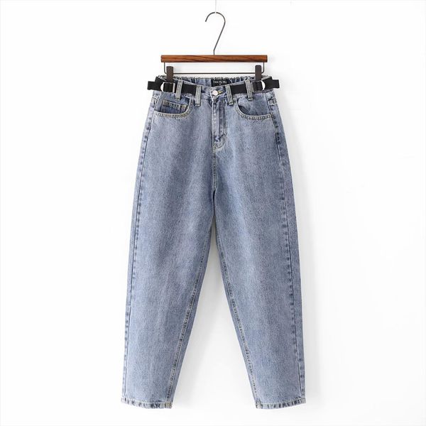 blue jeans elastic waist harem women capri high trousers clothings mujer pantalones, Black;white
blue jeans elastic waist harem women capri high trousers clothings mujer pantalones, Black;white