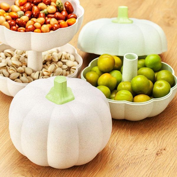 reusable pumpkin candy dish plastic box jar double layer with lid decorative fruit nuts container tray plate ac889 storage bottles & jars
reusable pumpkin candy dish plastic box jar double layer with lid decorative fruit nuts container tray plate ac889 storage bottles & jars