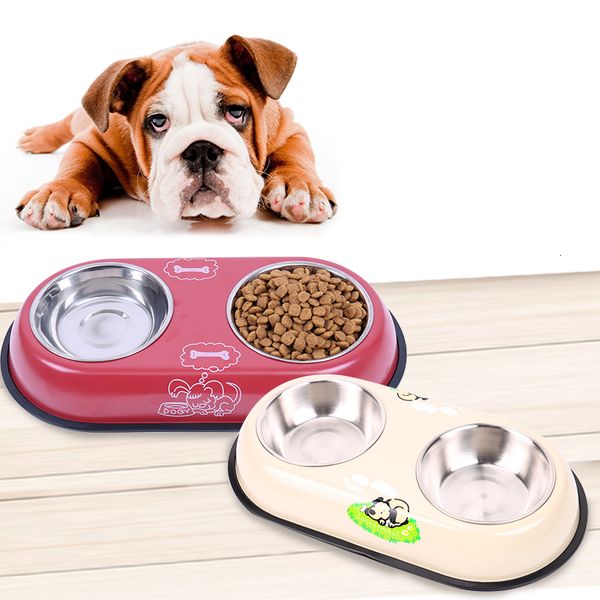 2021 new stainless steel feeder drinking double large easy drink food/feed water puppy dog bowl 2 colours good quality eer6
2021 new stainless steel feeder drinking double large easy drink food/feed water puppy dog bowl 2 colours good quality eer6