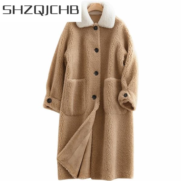 women's fur & faux jcgb 2021 winter sheep shearing jacket women clothes koresan real coat female thick warm long jackets hiver coats f2, Black
women's fur & faux jcgb 2021 winter sheep shearing jacket women clothes koresan real coat female thick warm long jackets hiver coats f2, Black