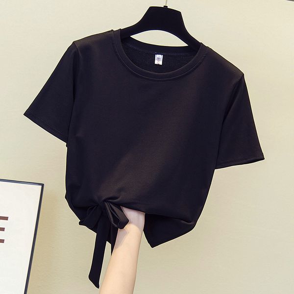 yellow solid black t large plus size -4xl cotton summer 2021 short sleeve clothes female shirt the neck rkff, White
yellow solid black t large plus size -4xl cotton summer 2021 short sleeve clothes female shirt the neck rkff, White