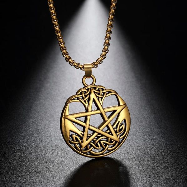 pendant necklaces fishhook star pentagram hollow supernatural amulet talisman box chain necklace gold color for man women gift jewelry, Silver
pendant necklaces fishhook star pentagram hollow supernatural amulet talisman box chain necklace gold color for man women gift jewelry, Silver