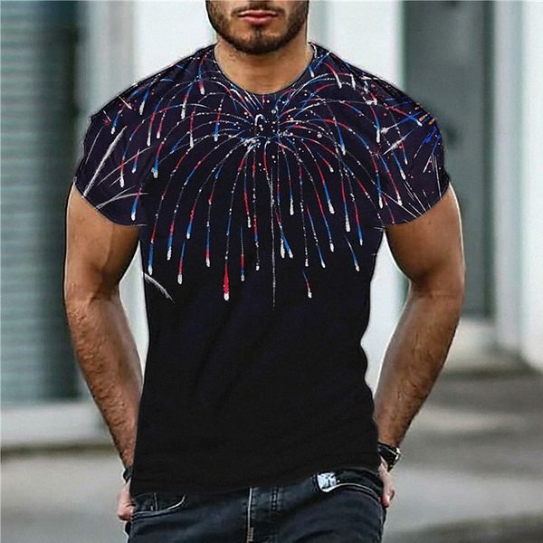 men's t shirt 3d print graphic crew neck fireworks daily sports print short sleeve casual classic designer big and tall black y73x#, White;black
men's t shirt 3d print graphic crew neck fireworks daily sports print short sleeve casual classic designer big and tall black y73x#, White;black