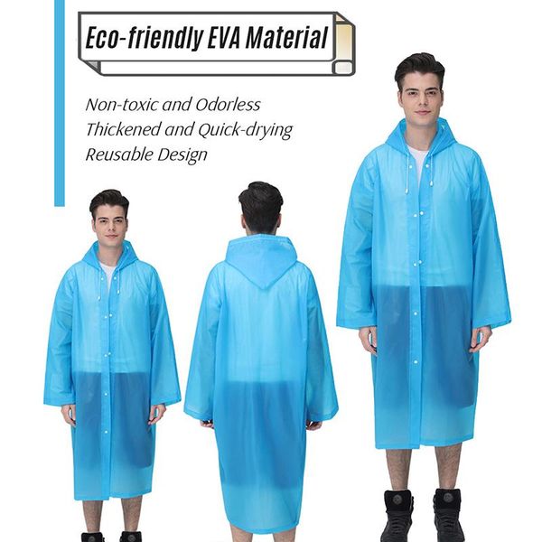 raincoats men raincoat eva environment waterproof reusable hooded neckline wide sleeves long outdoor tourism cycling rainwear
raincoats men raincoat eva environment waterproof reusable hooded neckline wide sleeves long outdoor tourism cycling rainwear