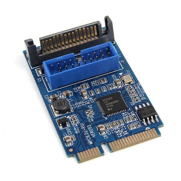 computer cables & connectors mini pcie expansion card pci-e to usb3.0 front 19-pin 2-port deskadapter sata interface
computer cables & connectors mini pcie expansion card pci-e to usb3.0 front 19-pin 2-port deskadapter sata interface