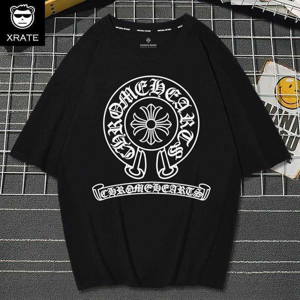 fashion crosin t-shirt kong men's short 2021 hong brand large loose couple half ch horseshoe print 5 / 4 sleev, White;black
fashion crosin t-shirt kong men's short 2021 hong brand large loose couple half ch horseshoe print 5 / 4 sleev, White;black