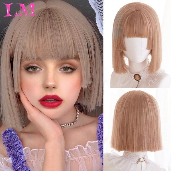 synthetic wigs liangmo lolita cosplay high temperature fiber short straight hair with princess cut bangs party natural cute wig, Black
synthetic wigs liangmo lolita cosplay high temperature fiber short straight hair with princess cut bangs party natural cute wig, Black