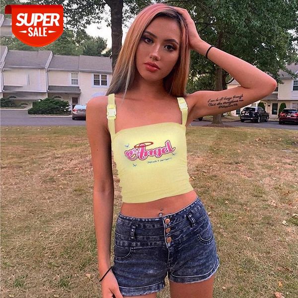 wannathis letter print camis women cropped slim yellow spaghetti strap slim elastic summer new streetwear backless crop #gk28, White
wannathis letter print camis women cropped slim yellow spaghetti strap slim elastic summer new streetwear backless crop #gk28, White
