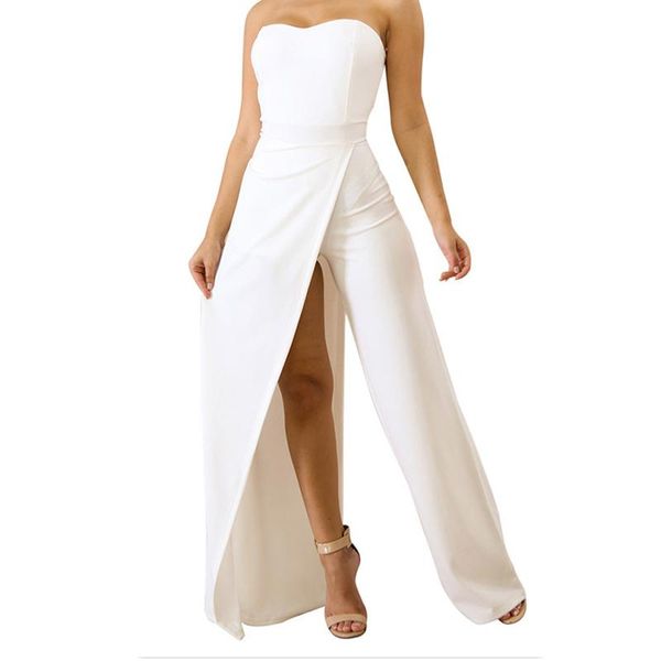 women's jumpsuits & rompers off shoulder jumpsuit summer fashion bandage wide leg sleeveless elegant asymmetric bodycon female, Black;white
women's jumpsuits & rompers off shoulder jumpsuit summer fashion bandage wide leg sleeveless elegant asymmetric bodycon female, Black;white