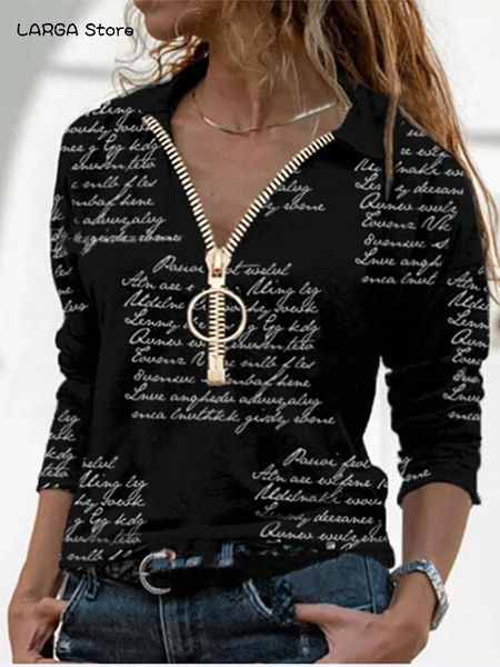 elegant v-neck women 2021 spring autumn fashion long sleeve zip pullover floral print lady t-shirts, White
elegant v-neck women 2021 spring autumn fashion long sleeve zip pullover floral print lady t-shirts, White