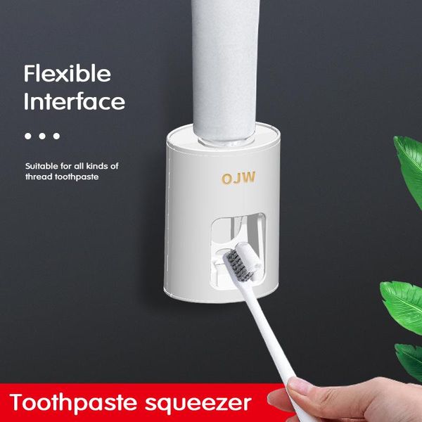 automatic toothpaste dispenser wall mounted stand home dust-proof toothpaste lazy dispenser bathroom accessories set for home
automatic toothpaste dispenser wall mounted stand home dust-proof toothpaste lazy dispenser bathroom accessories set for home