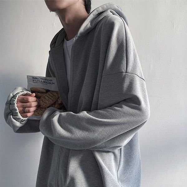 2021 new zip up oversized men harajuku hoodie sweatershirt japanese streetwear hip hop loose casual autumn spring thin sport dofb, Black
2021 new zip up oversized men harajuku hoodie sweatershirt japanese streetwear hip hop loose casual autumn spring thin sport dofb, Black